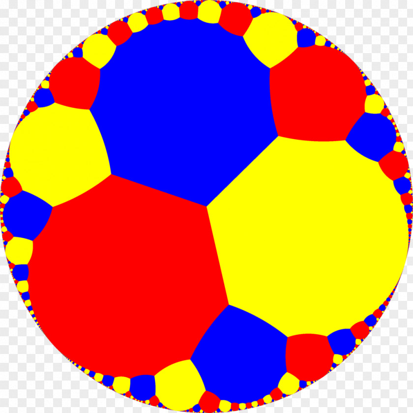 7 Circle Symmetry Point Pattern PNG