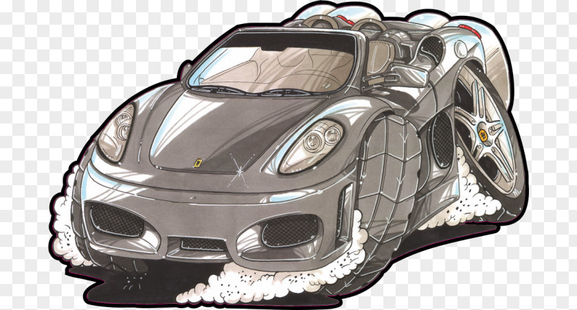 Miami Vice Ferrari F430 Car Herbie Automotive Design PNG