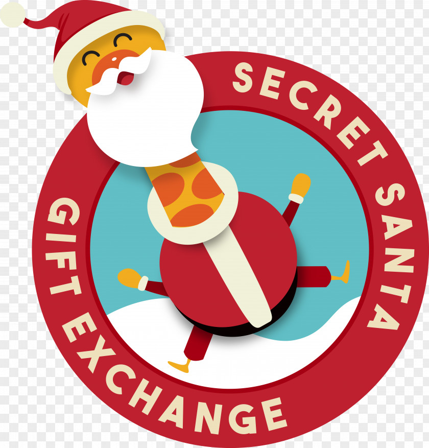 Santa Claus Secret Gift Clip Art Image PNG