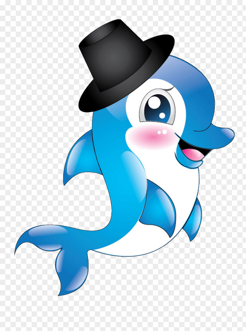 Cartoon Dolphin Vector Graphics Image Illustration PNG