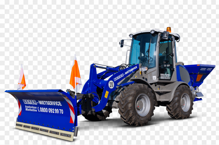 Tractor Loader Winter Service Vehicle Snow Removal Heavy Machinery PNG