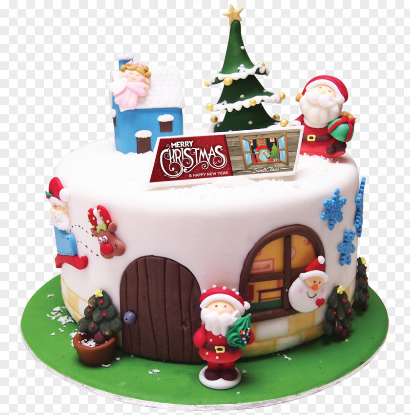 Cake Birthday Sugar Gingerbread House Torte Decorating PNG