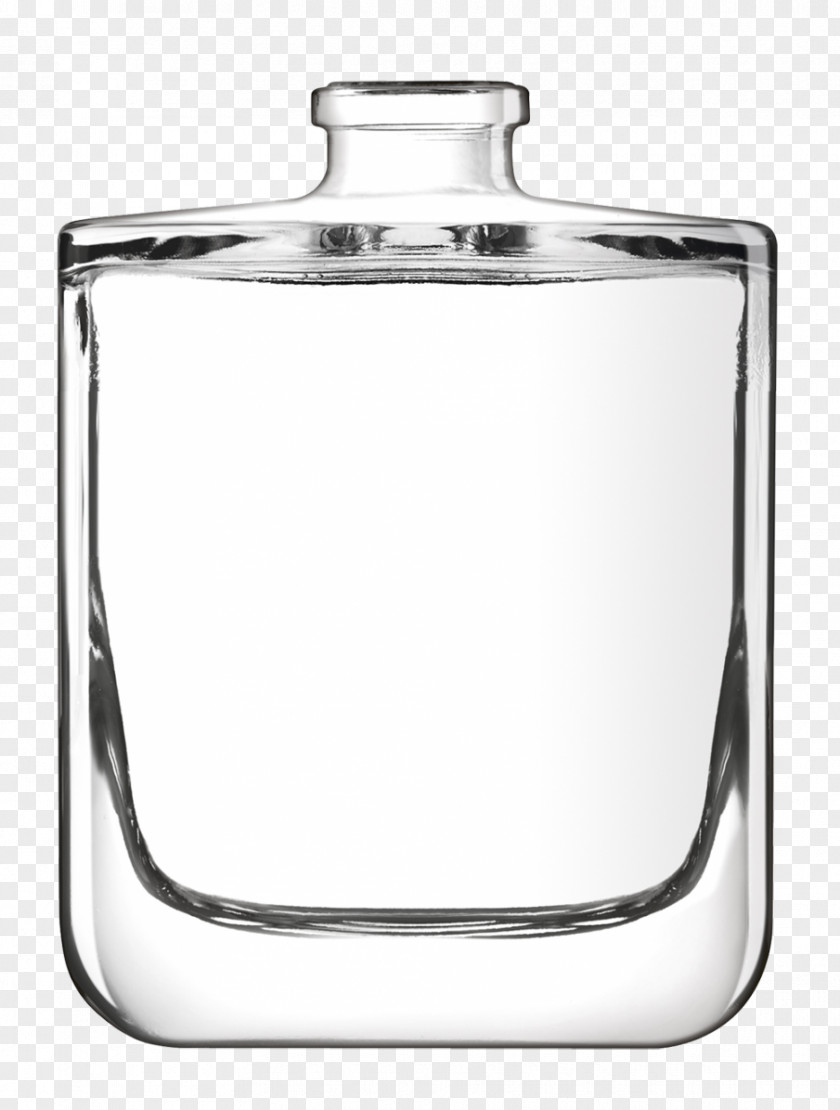 Glass Bottle Rectangle Lid PNG