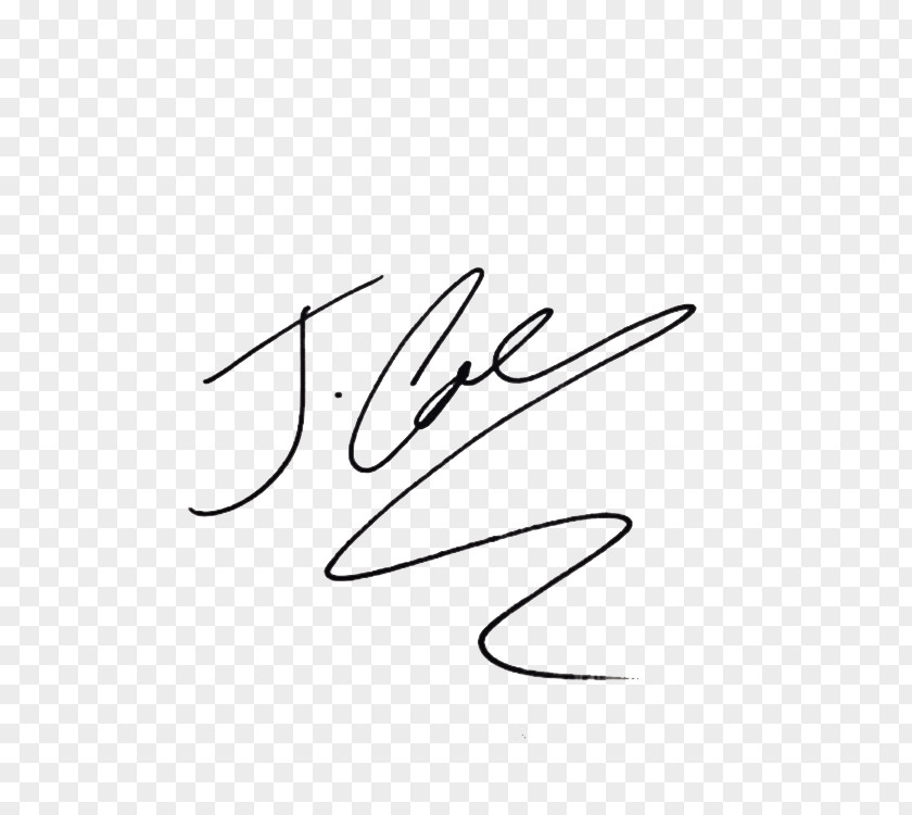 J. Cole Signature PNG Signature, signature clipart PNG