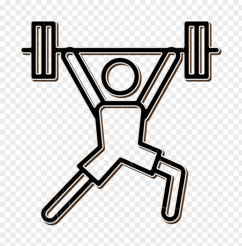 Logo Coloring Book Sports Icon Gym Weightlifter PNG