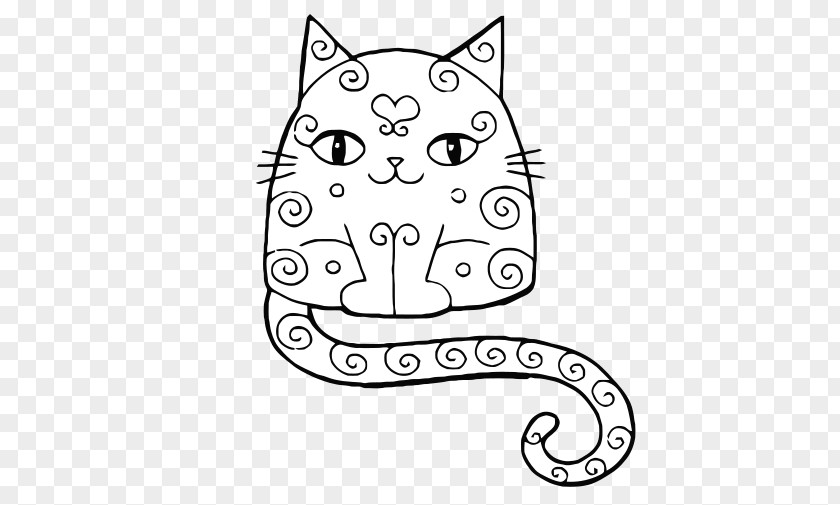 Cat Whiskers Drawing Mandala Coloring Book PNG