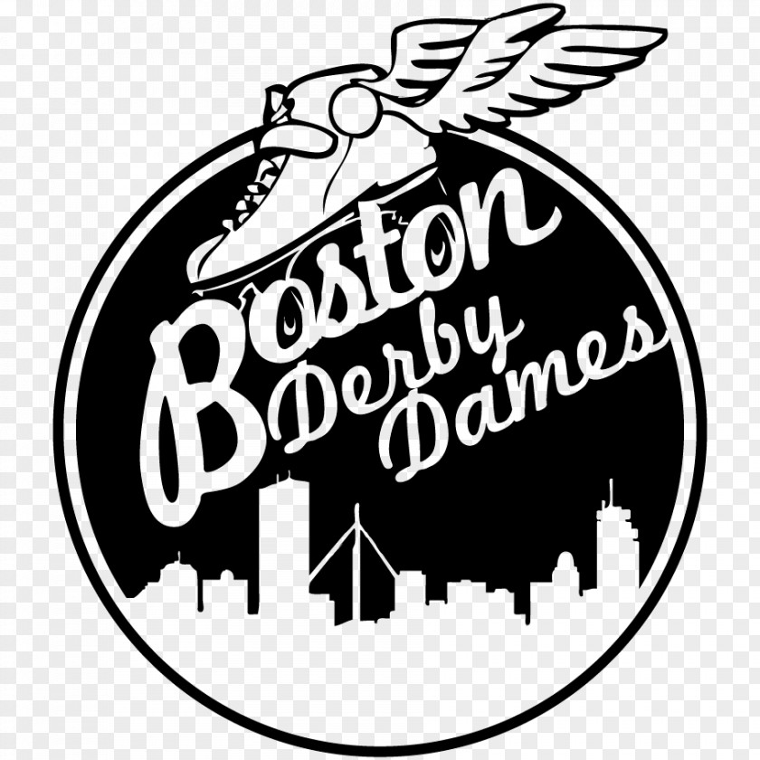 Logo Handbag Boston Roller Derby Brand PNG