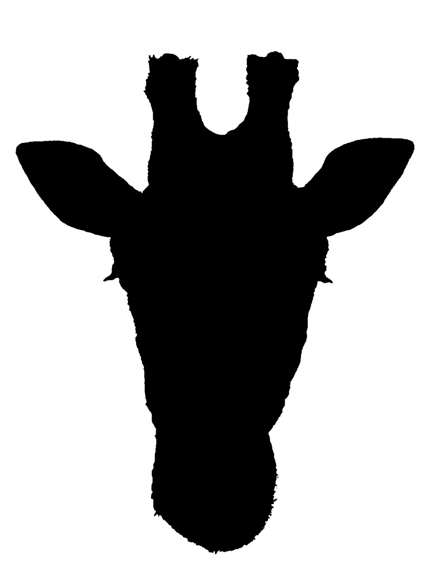 Animal Head Outline Giraff Kruger National Park West African Giraffe Silhouette Clip Art PNG