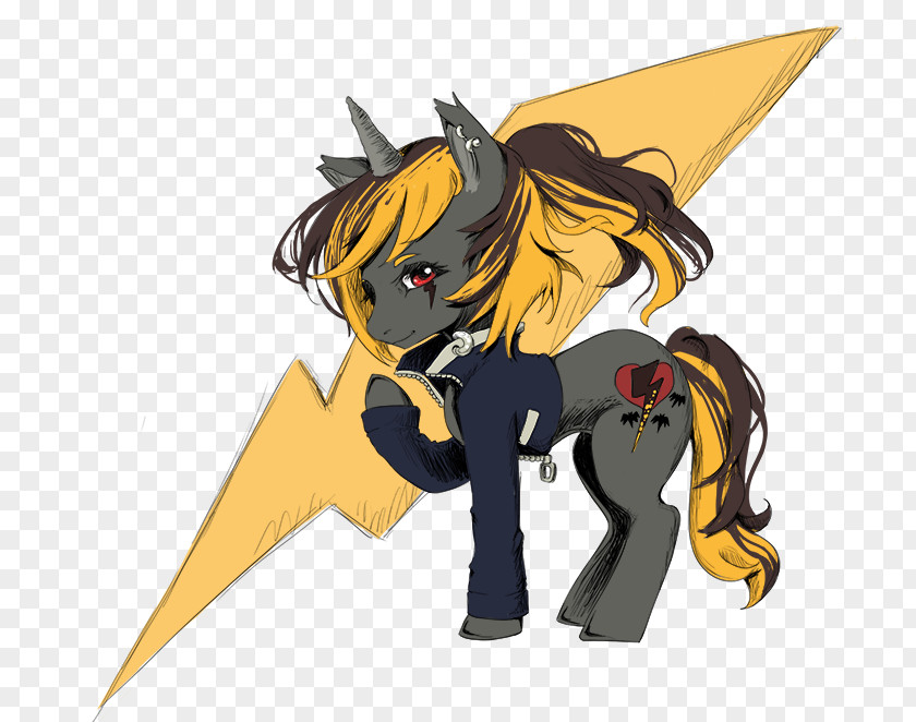 Horse Demon Cartoon Legendary Creature PNG