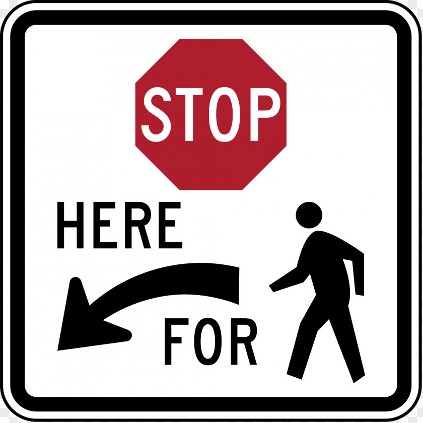 Road Stop Sign Yield Traffic Manual On Uniform Control Devices Pedestrian Crossing PNG