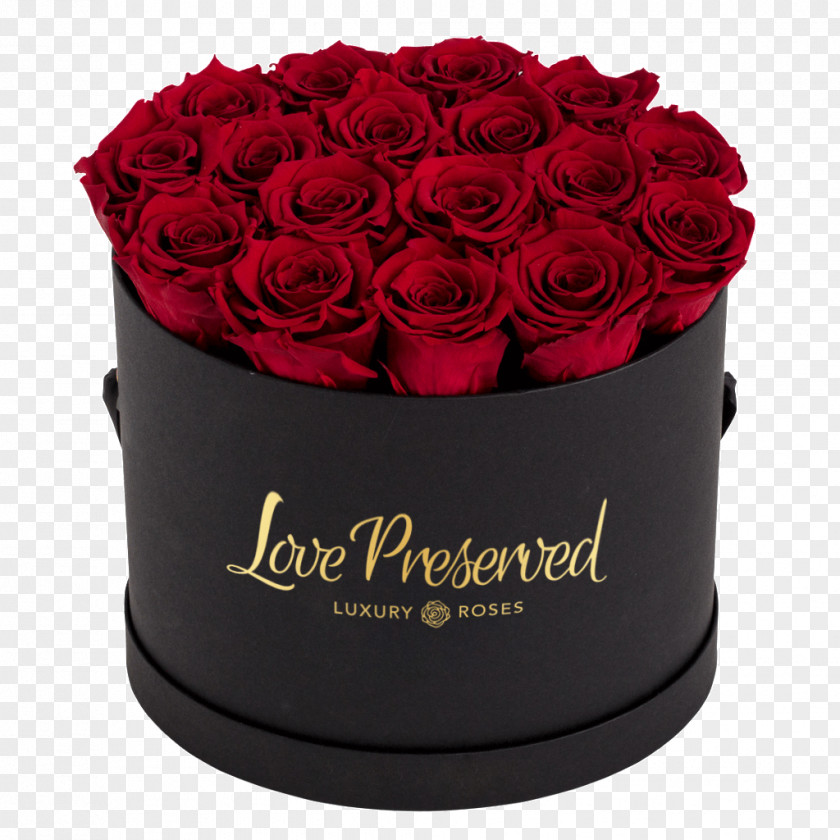 Rose Garden Roses Cut Flowers Hat Box PNG