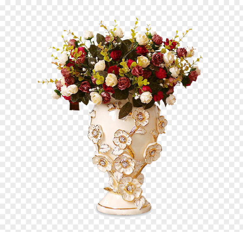 Vase Floral Design Cut Flowers Flower Bouquet PNG