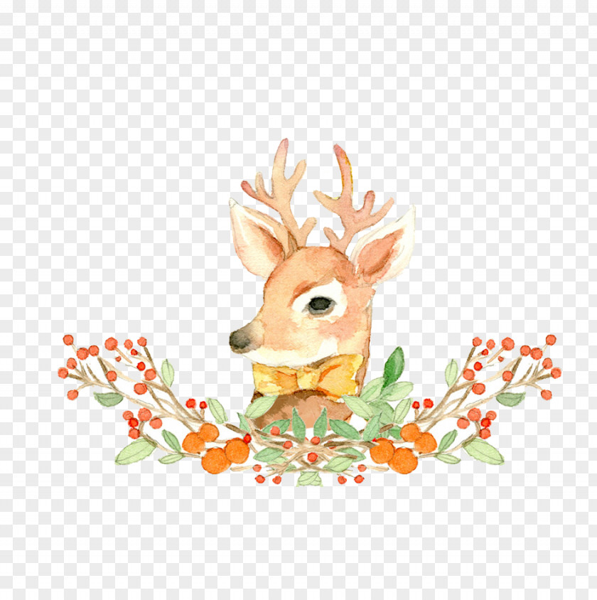 Yellow Creative Decorative Deer Reindeer Pxe8re Davids PNG