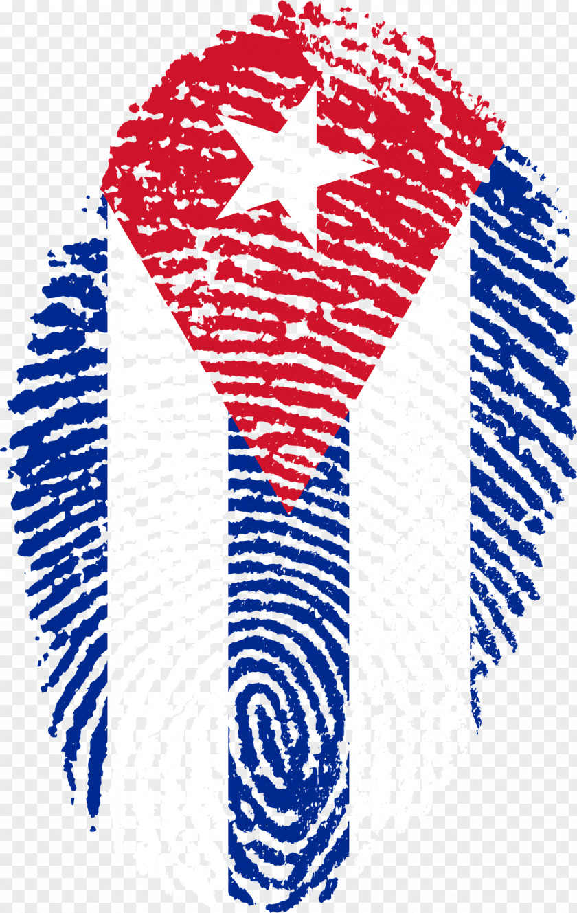 Cuba Flag Of Puerto Rico Ricans Fingerprint PNG