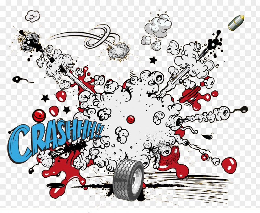 Explosion Vector Printing Graphic Design Illustration PNG
