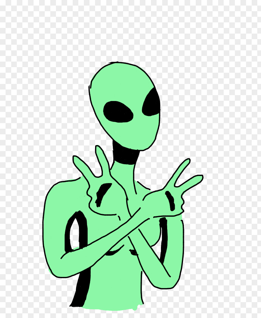 Gesture Animation Alien Cartoon PNG