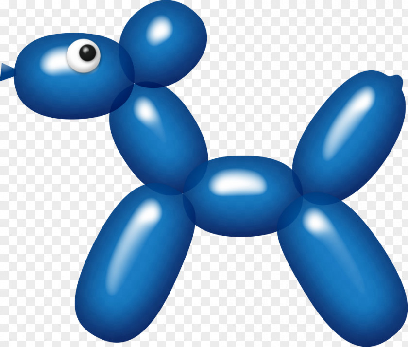 Balloon Dog Birthday Party Clip Art PNG