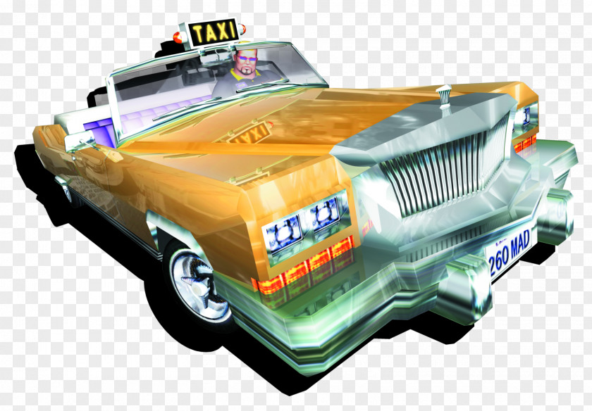 Crazy Taxi 3: High Roller 2 Taxi: City Rush Video Game PNG