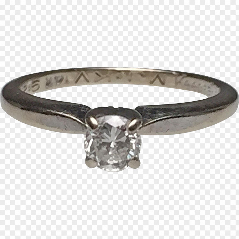 Gold Solitär-Ring Solitaire Diamond Silver PNG