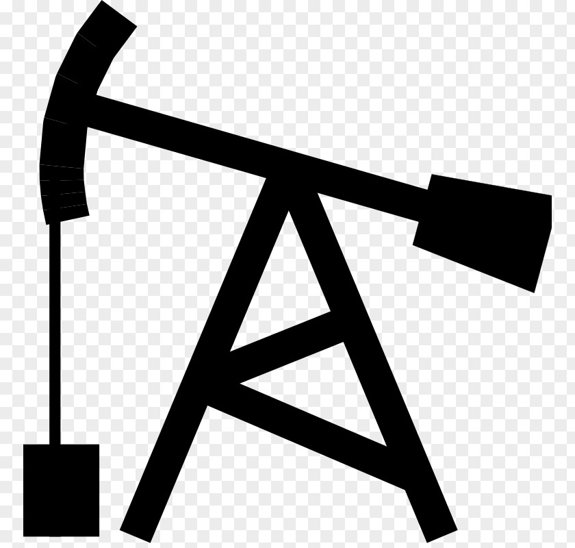 Oil Well Drilling Rig Petroleum Pumpjack Clip Art PNG