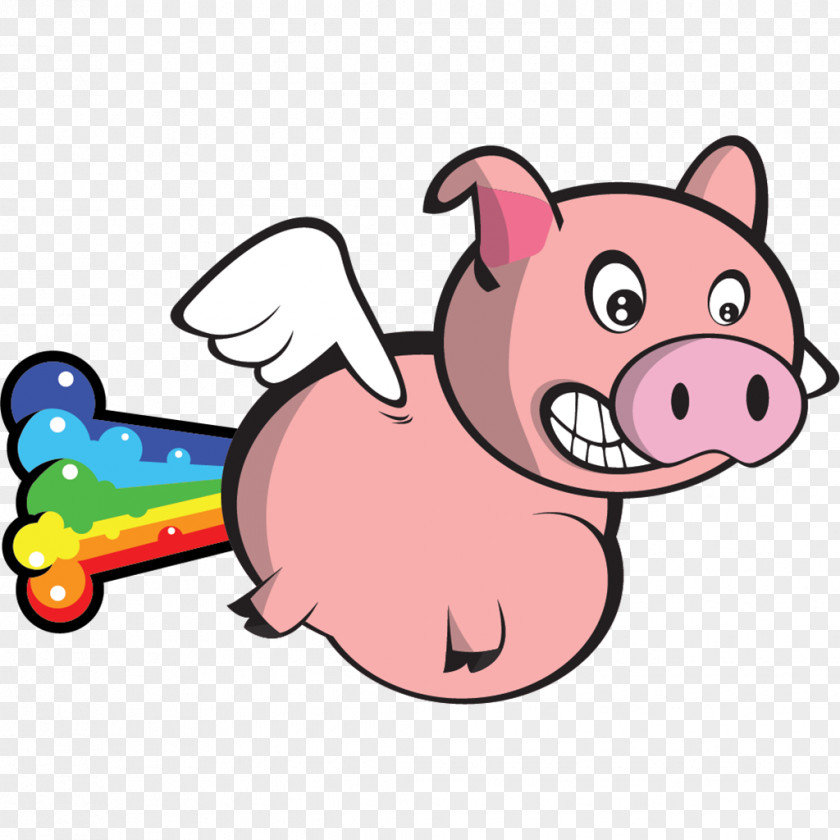 Pig Domestic Behance Work Of Art PNG