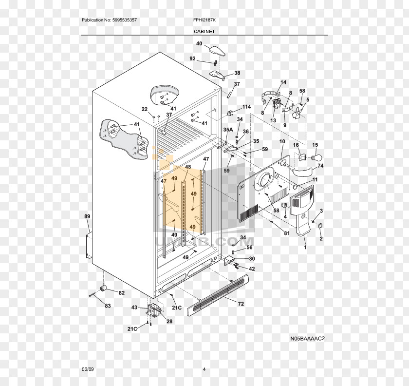 Refrigerator Kenmore Frigidaire Cooking Ranges Auto-defrost PNG