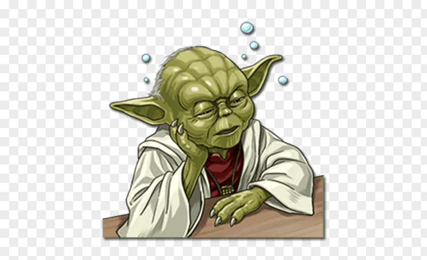 Star Wars Yoda Leia Organa Jedi Sticker PNG