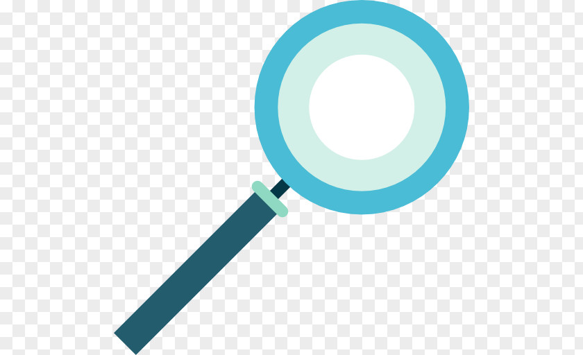 A Blue Magnifying Glass Icon PNG