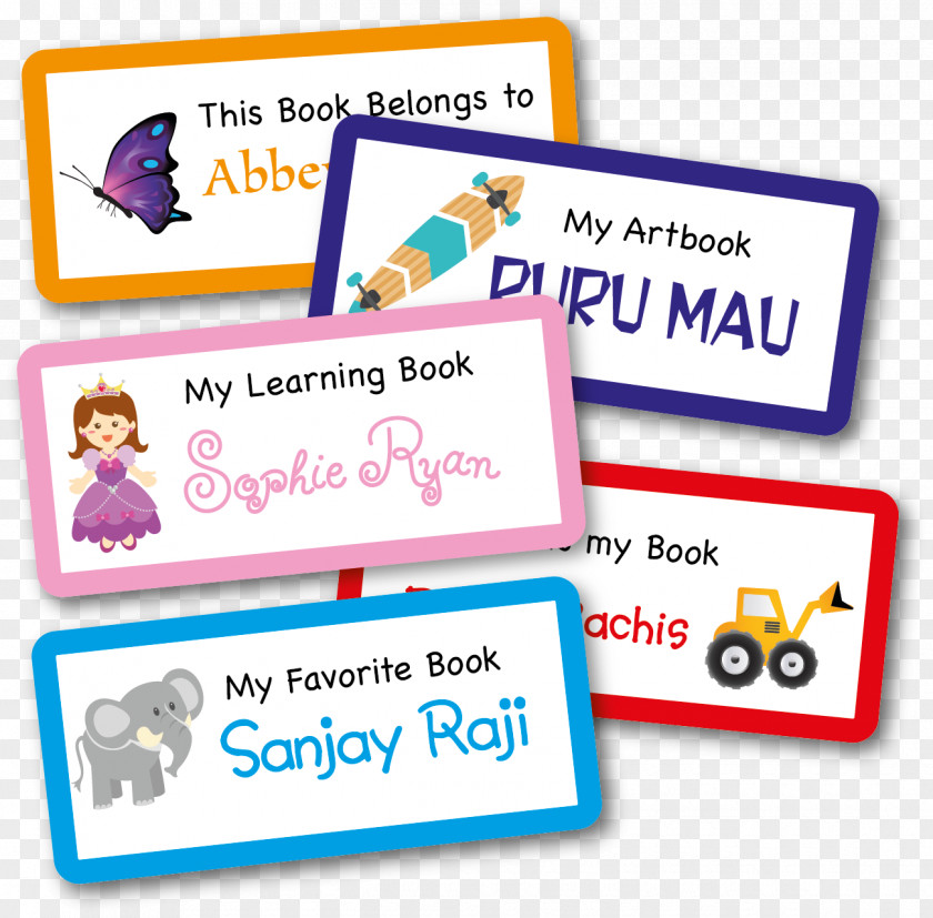 Book Label Sticker Stationery PNG