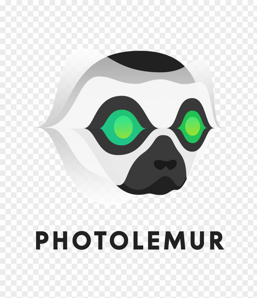 Lemur Goggles Canidae Logo Dog Product Design PNG
