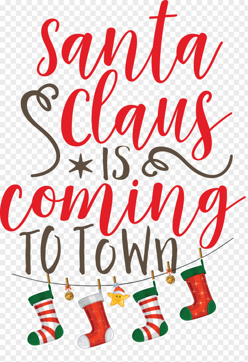 Santa Claus Is Coming Christmas PNG