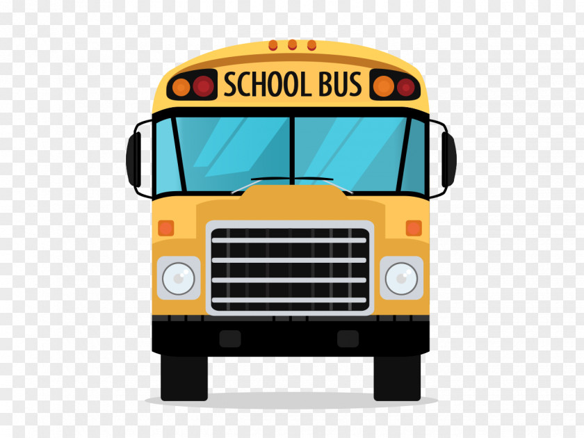 Vector School Bus Icon PNG