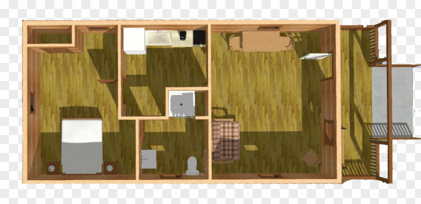Window House Wood Floor Plan Furniture PNG