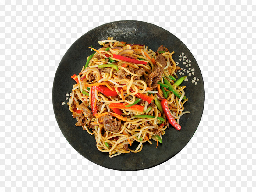 Yakisoba Chow Mein Chinese Noodles Lo Fried PNG