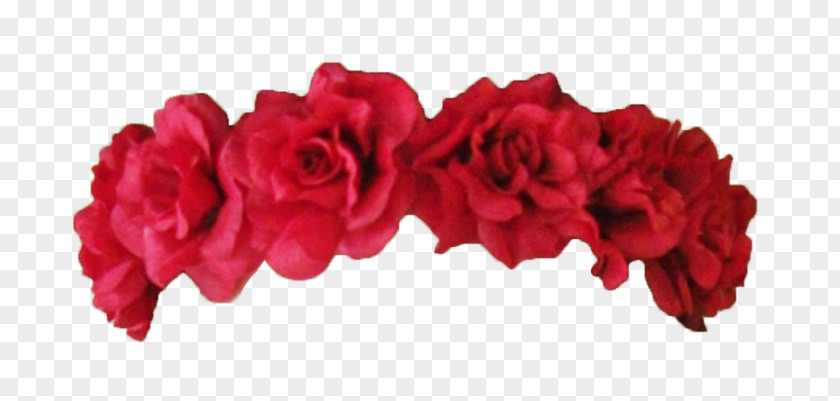 Flower Garden Roses Red Wreath Crown PNG