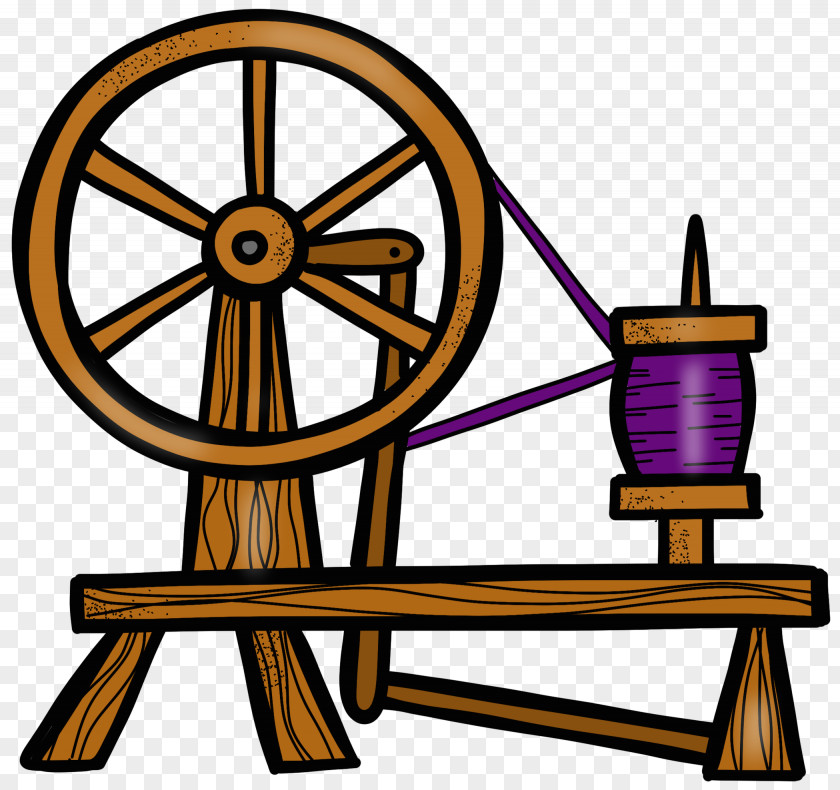 Spinning Wheel Sleeping Beauty Spindle Clip Art PNG