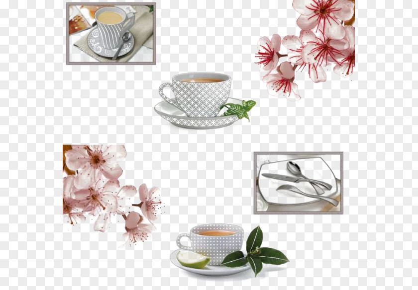 Afternoon Tea Time Coffee Cup PNG