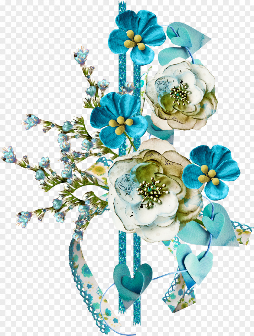 Blue Flower Clip Art PNG