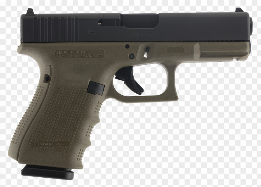 Handgun 9×19mm Parabellum Glock Ges.m.b.H. GLOCK 19 Firearm PNG