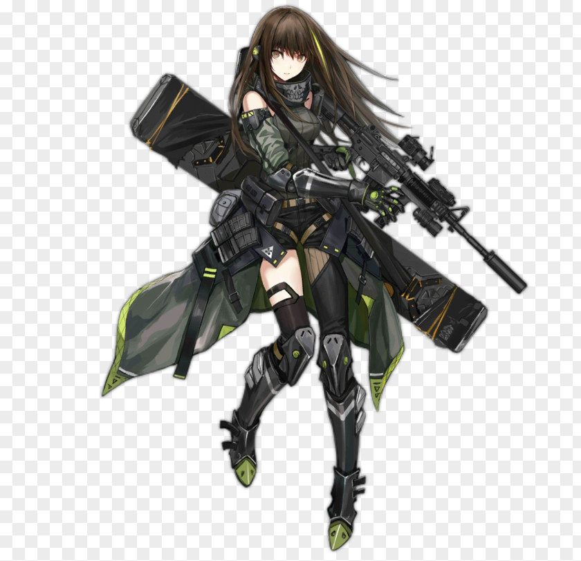 Weapon Girls' Frontline M4 Carbine SOPMOD Firearm PNG