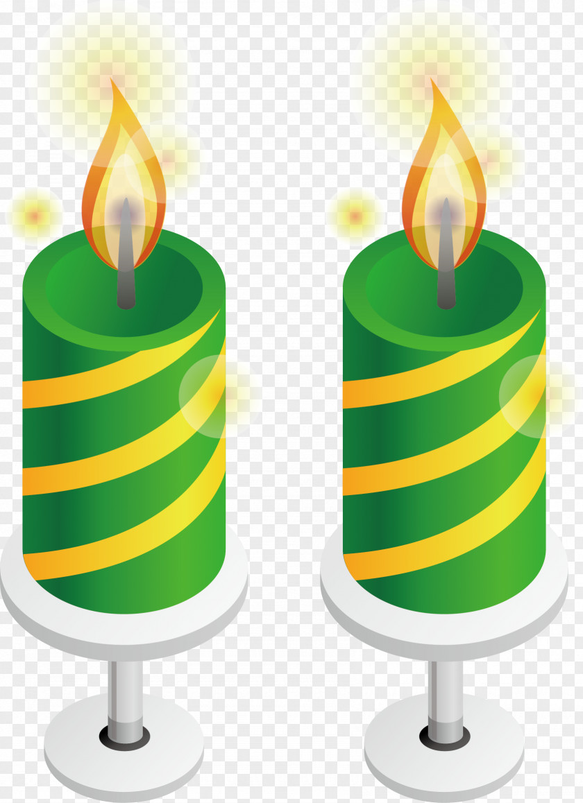 Candle Vector Element Rendering Icon PNG