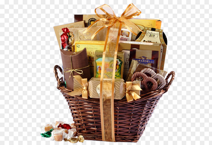 Gift Basket Food Baskets Wine PNG