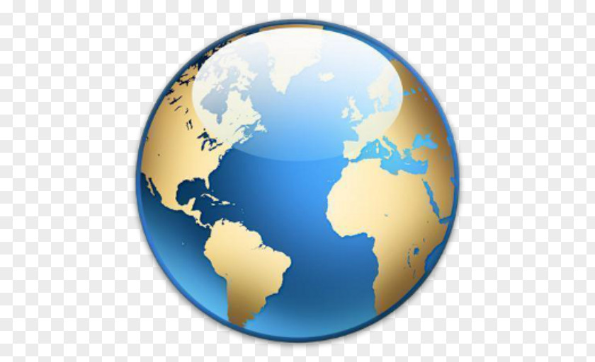 Globe World Map PNG