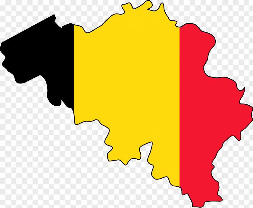 Map Flag Of Belgium PNG