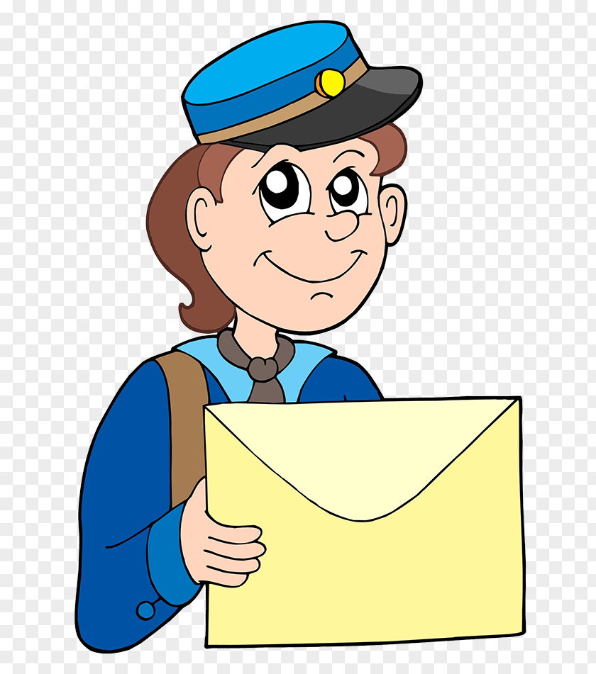 Postal Service Personnel In Blue Hats Mail Carrier Clip Art PNG