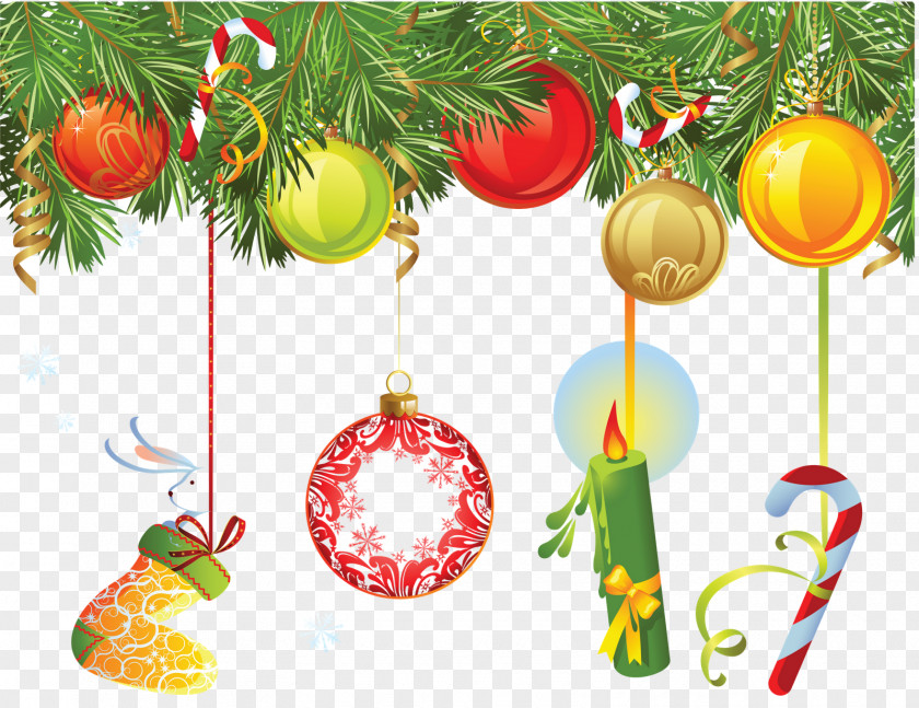 Santa Claus Christmas Ornament New Year Decoration PNG