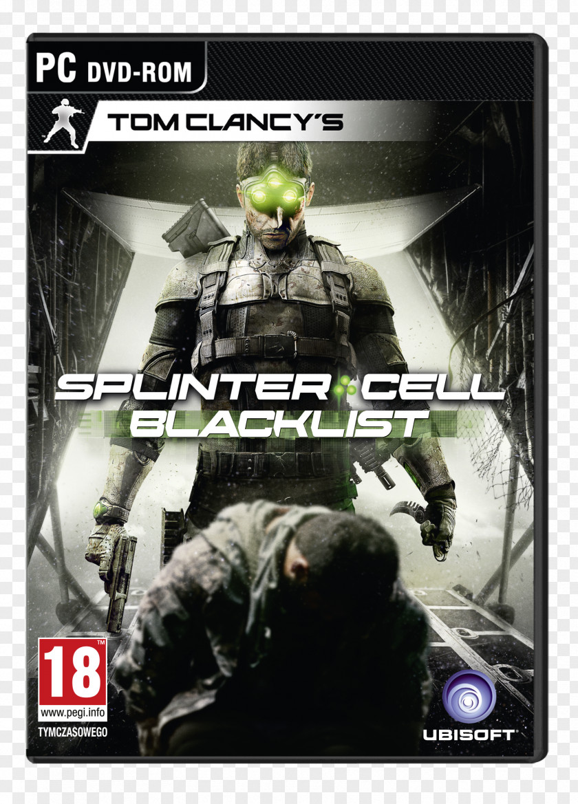 Tom Clancys Splinter Cell Clancy's Cell: Blacklist Xbox 360 PlayStation 2 Ghost Recon: Future Soldier PNG