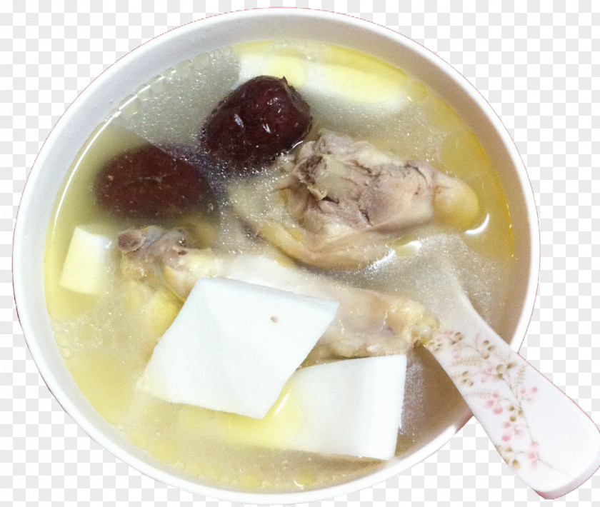 Delicious Coconut Chicken Silkie Soup Milk Hot Pot PNG