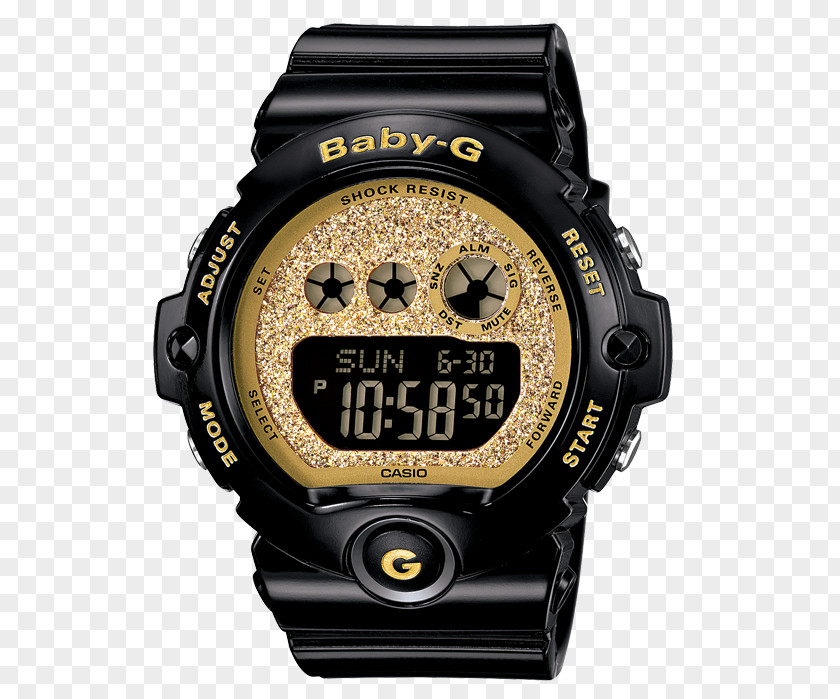 Three-dimensional Square Business Chin G-Shock Shock-resistant Watch Casio Gold PNG