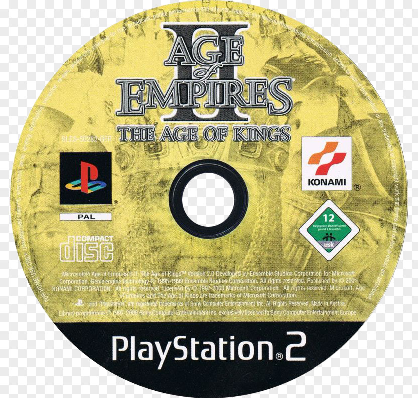Age Of Empires II PlayStation 2 Video Game Compact Disc PNG